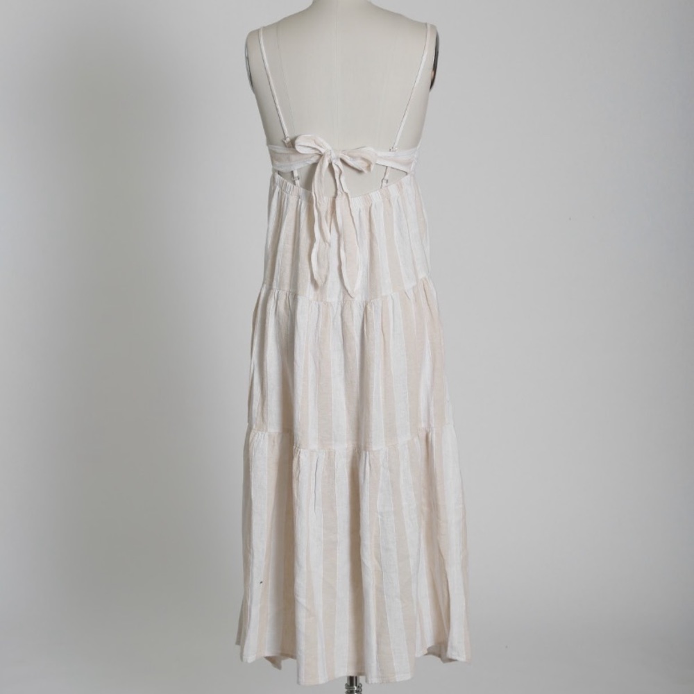 Anthropologie Cloth & Stone backless linen dress - Picture 9 of 9